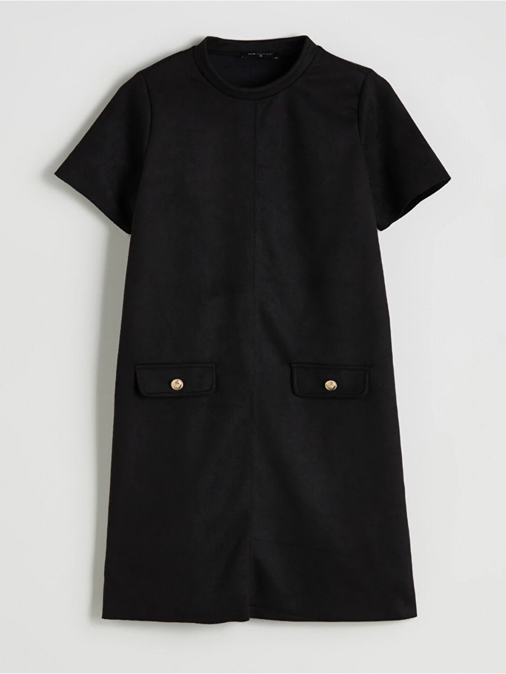 Zara Black Suede Midi Dress - M - Picture 3 of 12